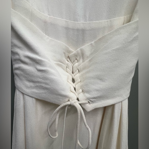 Reformation || Ivory Sigrid Dress Size 0 - Picture 5 of 10